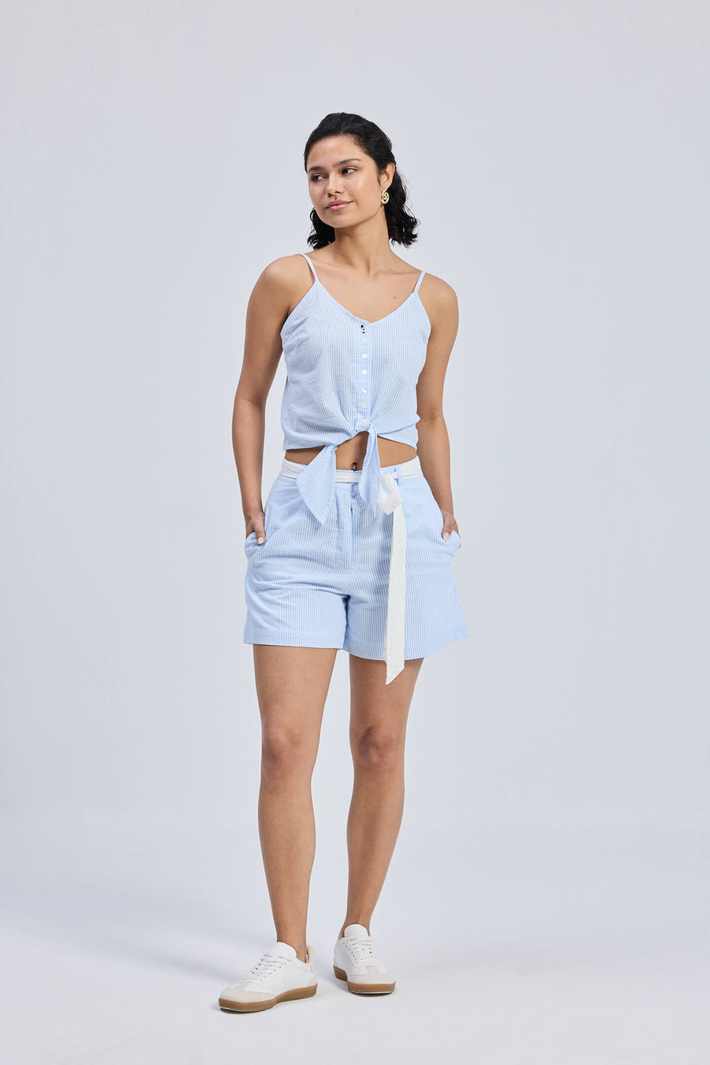 Classic Outdoor Fit Shorts in Stripes