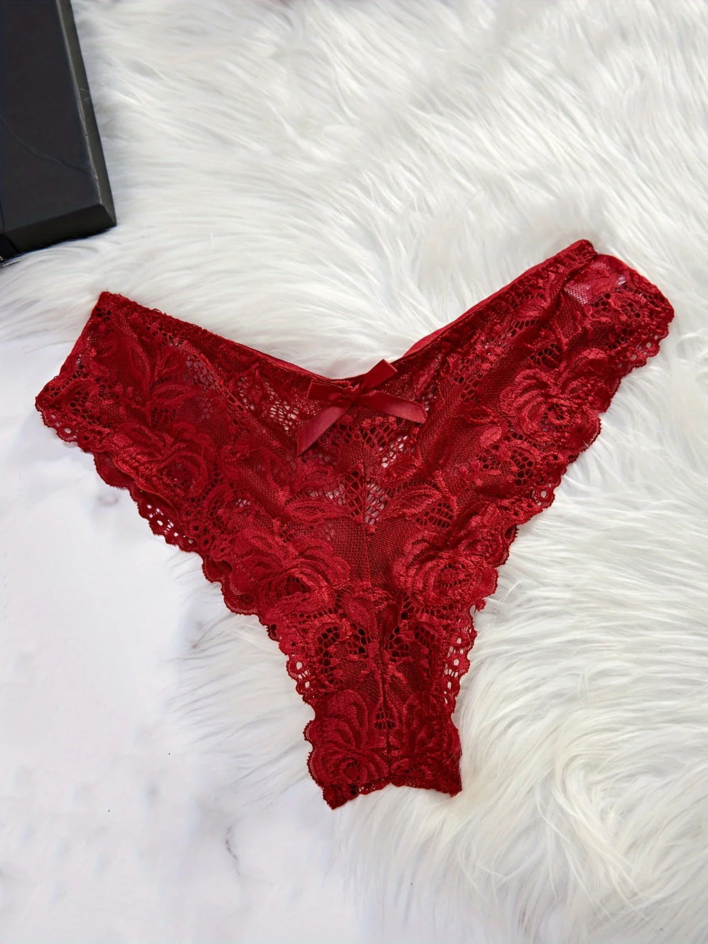 Lace Chemise Babydoll Lingerie Set W/ Romantic Ruffle