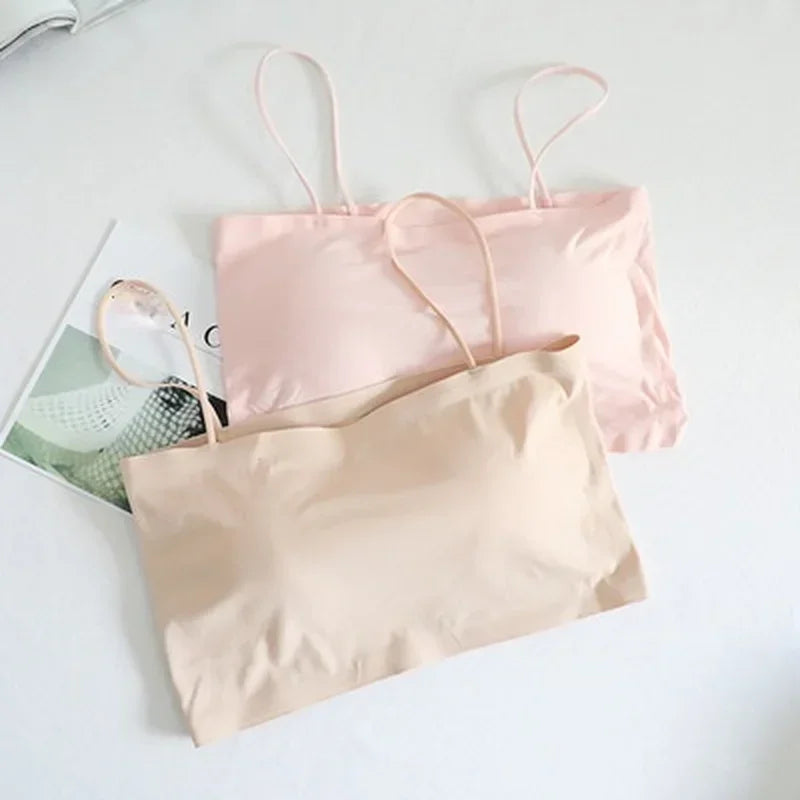 Seamless Padded Tube Top Bralette