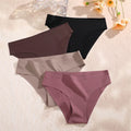 5Pc Seamless Panties Ice Silk Underwear Set