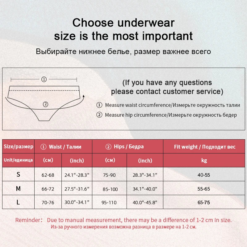 3Pc Cotton Thong Low-rise Panties
