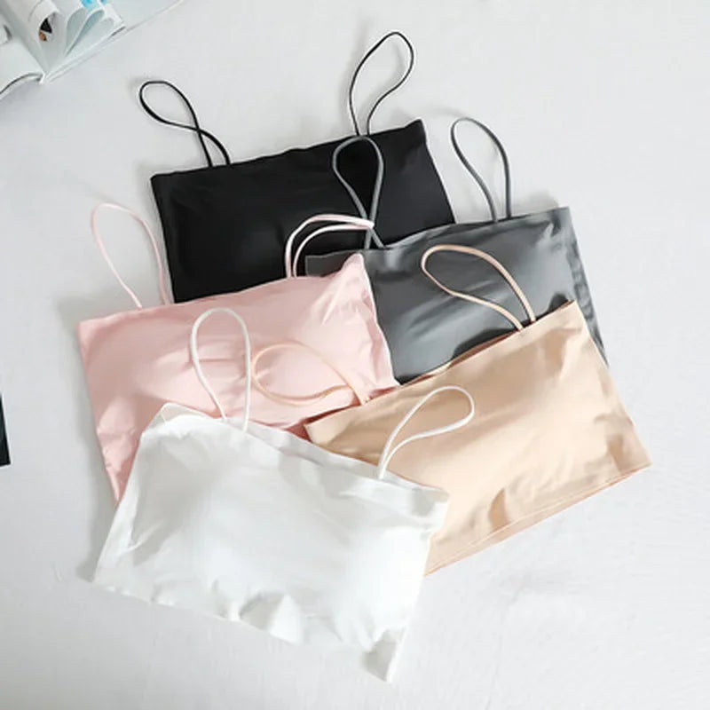 Seamless Padded Tube Top Bralette