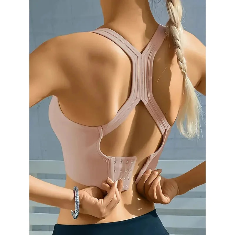 Seamless Comfy & Breathable Push Up  Sports Bra