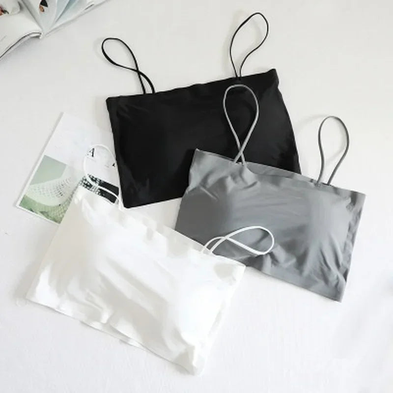 Seamless Padded Tube Top Bralette