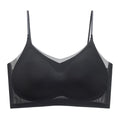 Seamless Breathable Ice Silk Back Halter Bra
