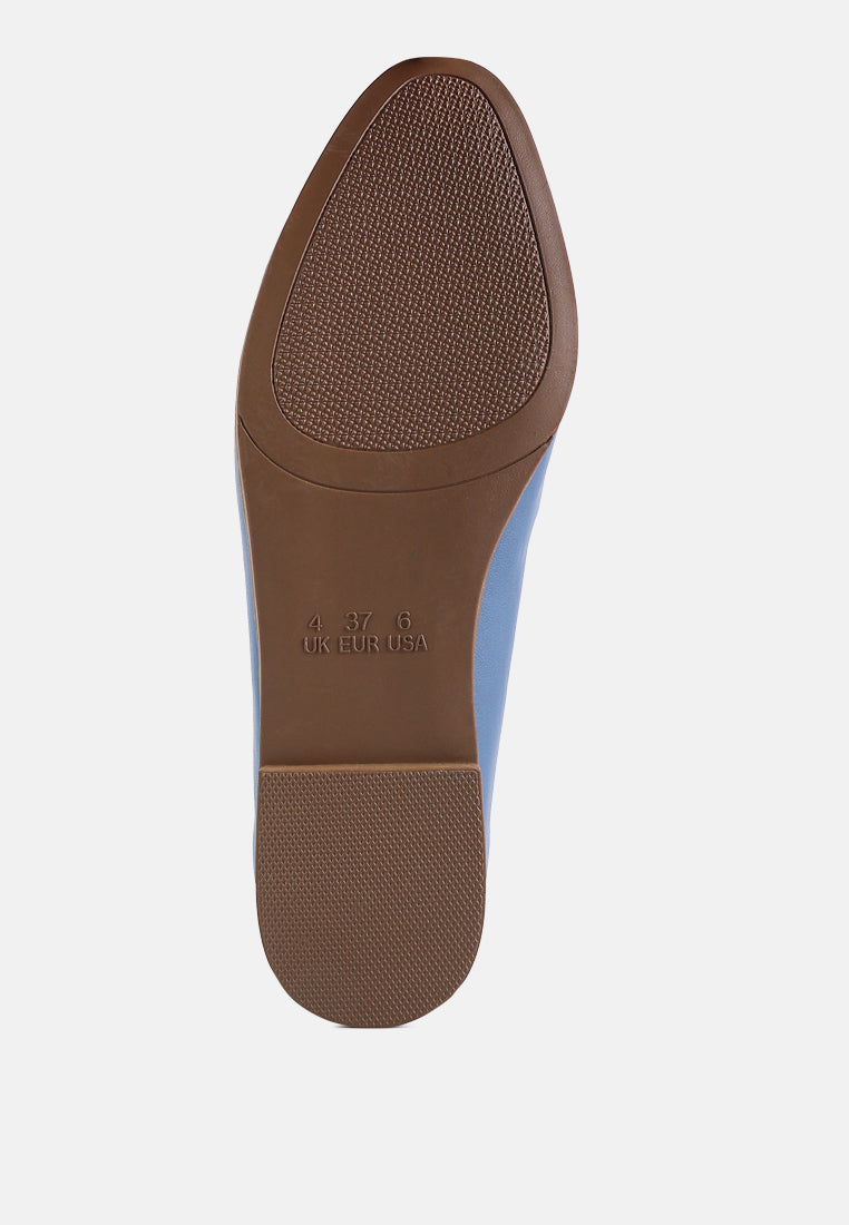 Semi Casual Taupe Loafers W/ Ornament