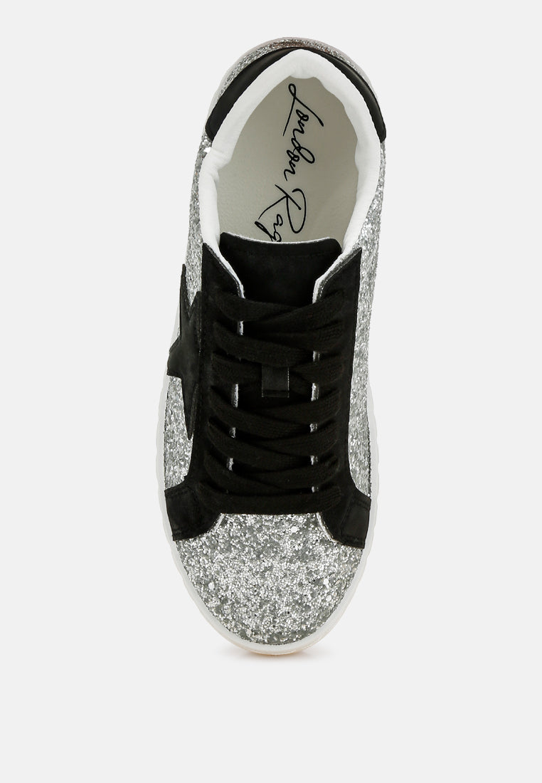 Maximalist Glitter Star Sneakers