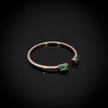 Bezel Emerald Gap Ring