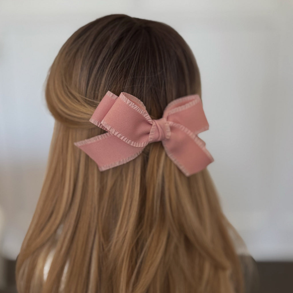 Triple Bowed Pretty Edges Hair Clip-4