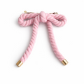 Nautical And Preppy Rope Bow Hair Barrette Clip