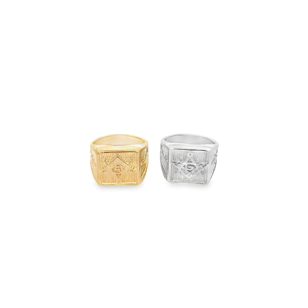 18K Gold-Filled Masonic Ring