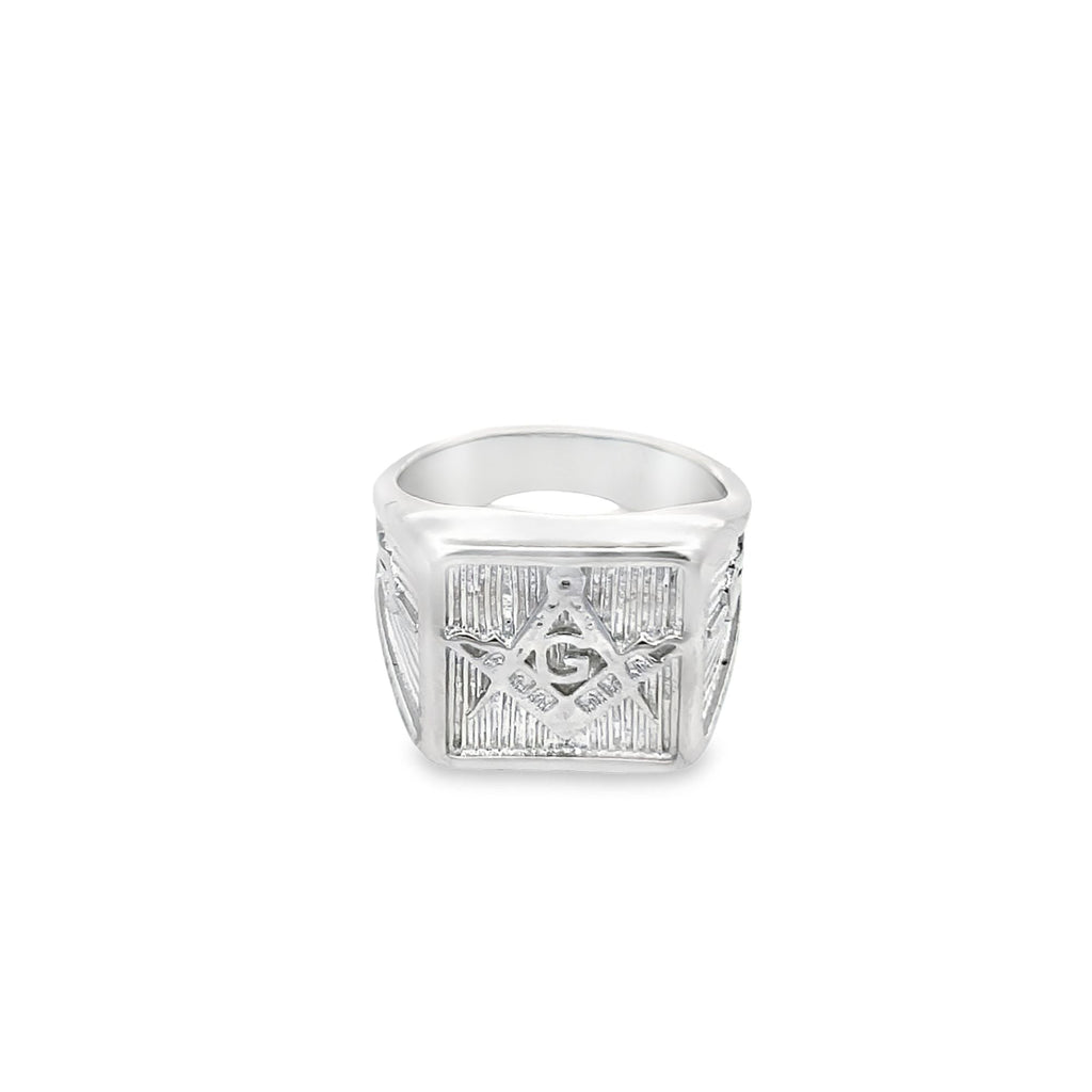 18K Gold-Filled Masonic Ring
