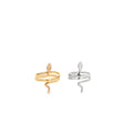 Coiled 18K Gold-Filled Snake Ring