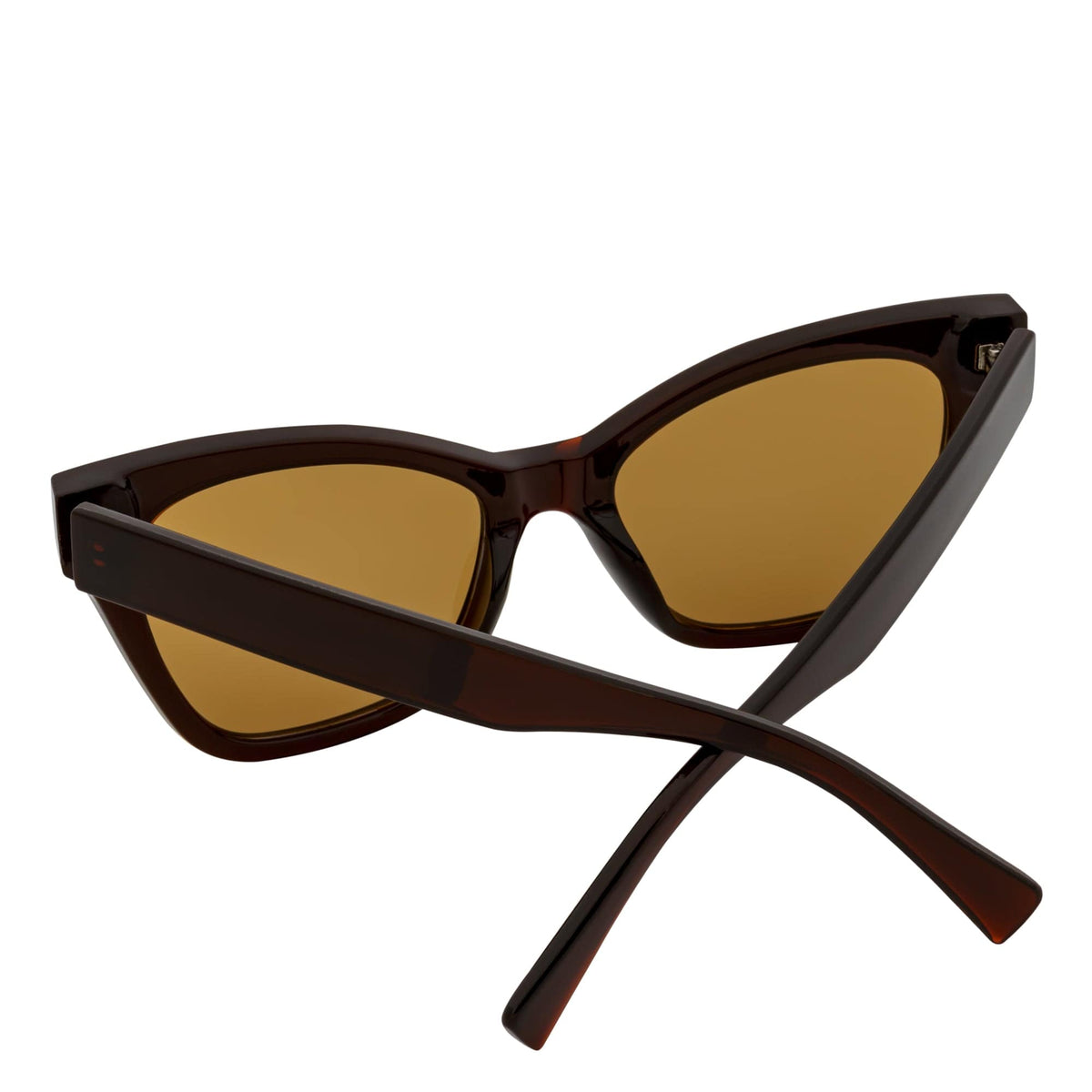 Brown Oversized Cat Eye Sunglasses