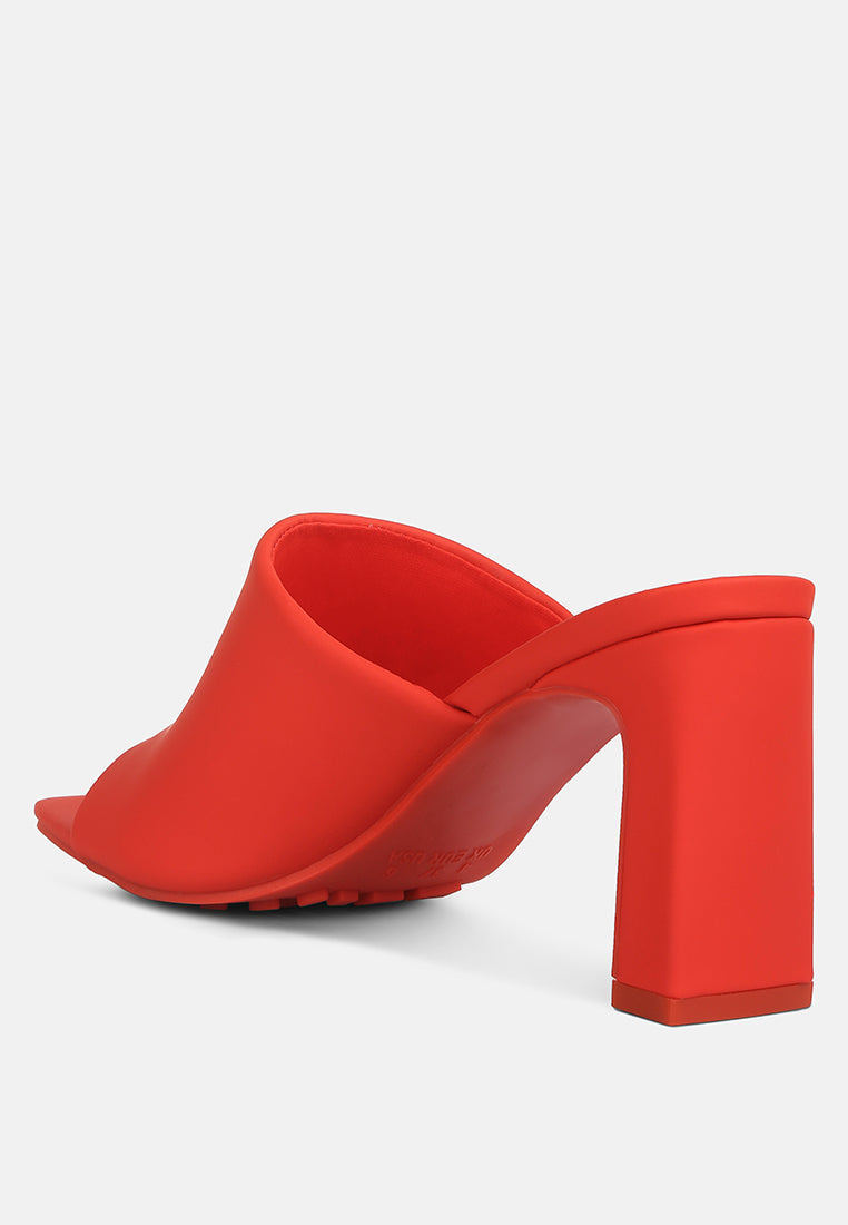 Slim Block Heel Sandals