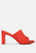 Slim Block Heel Sandals