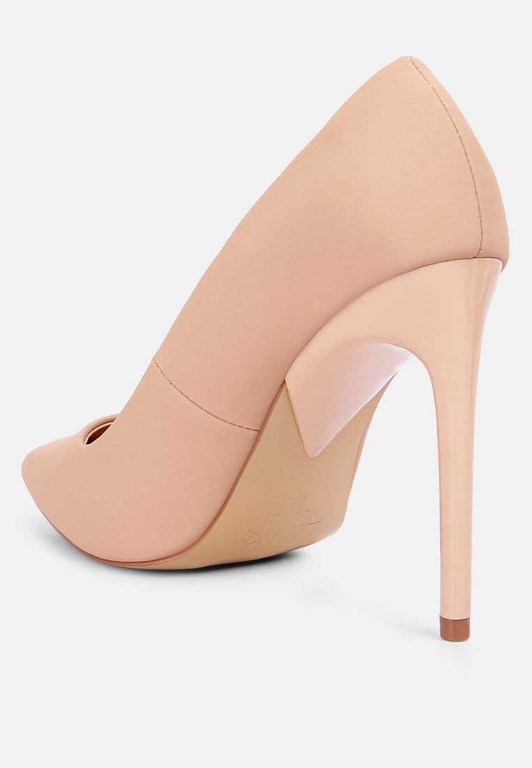 Mid Heel Slip On Sandals