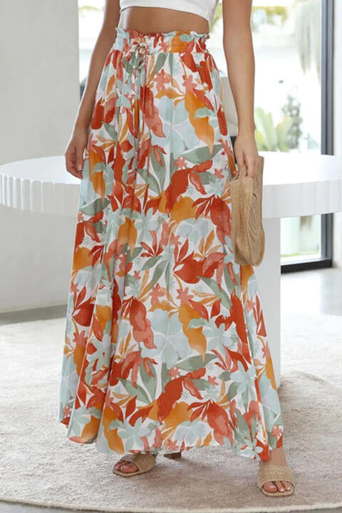 Comfortable Floral Print Wide Leg Palazzo Pants