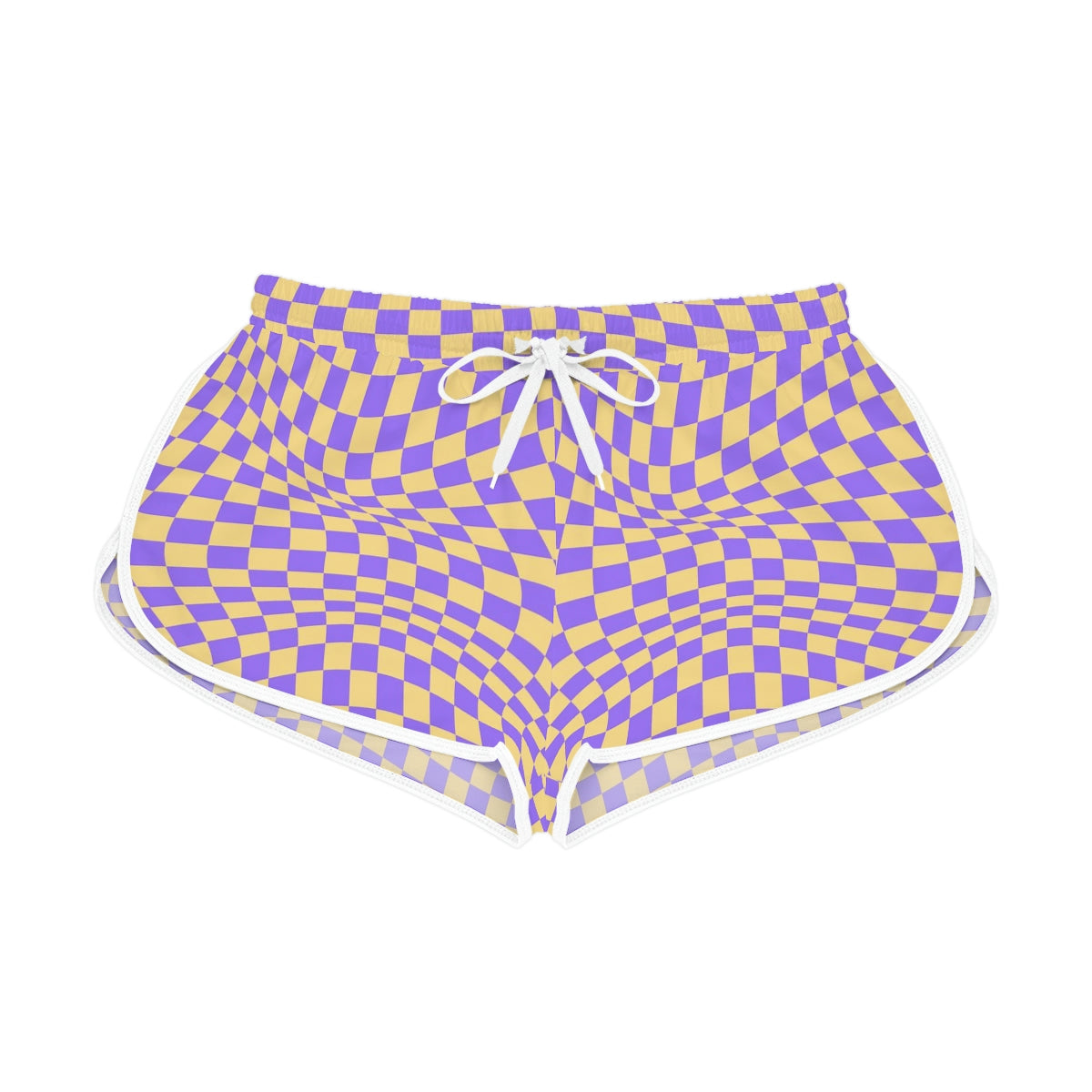 Casual Contrast Edge Trim Pattern Shorts