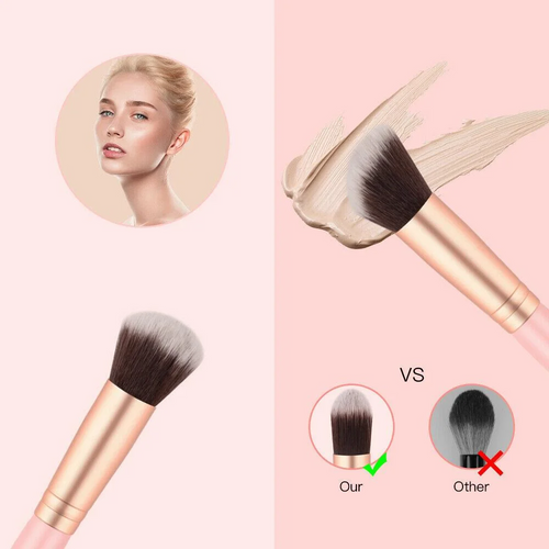 14pc Pink Makeup Brushes Kit