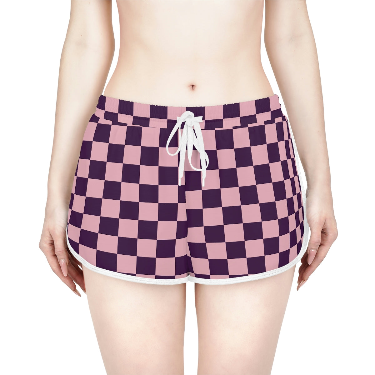 Casual Contrast Edge Trim Pattern Shorts