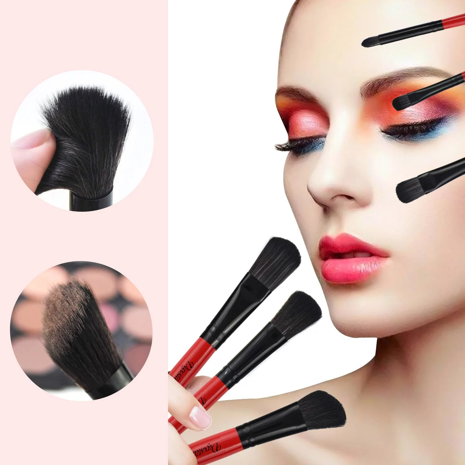 32 Pc Concealer Eyeshadow Makeup Brush Set With Bag
