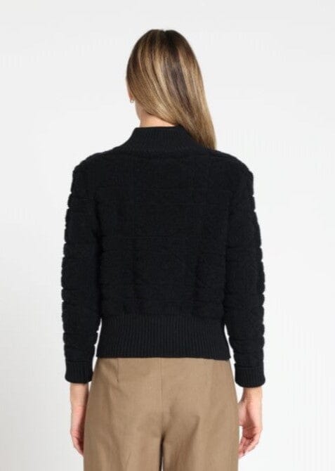 Long Sleeve Textured Zip Up Jacket