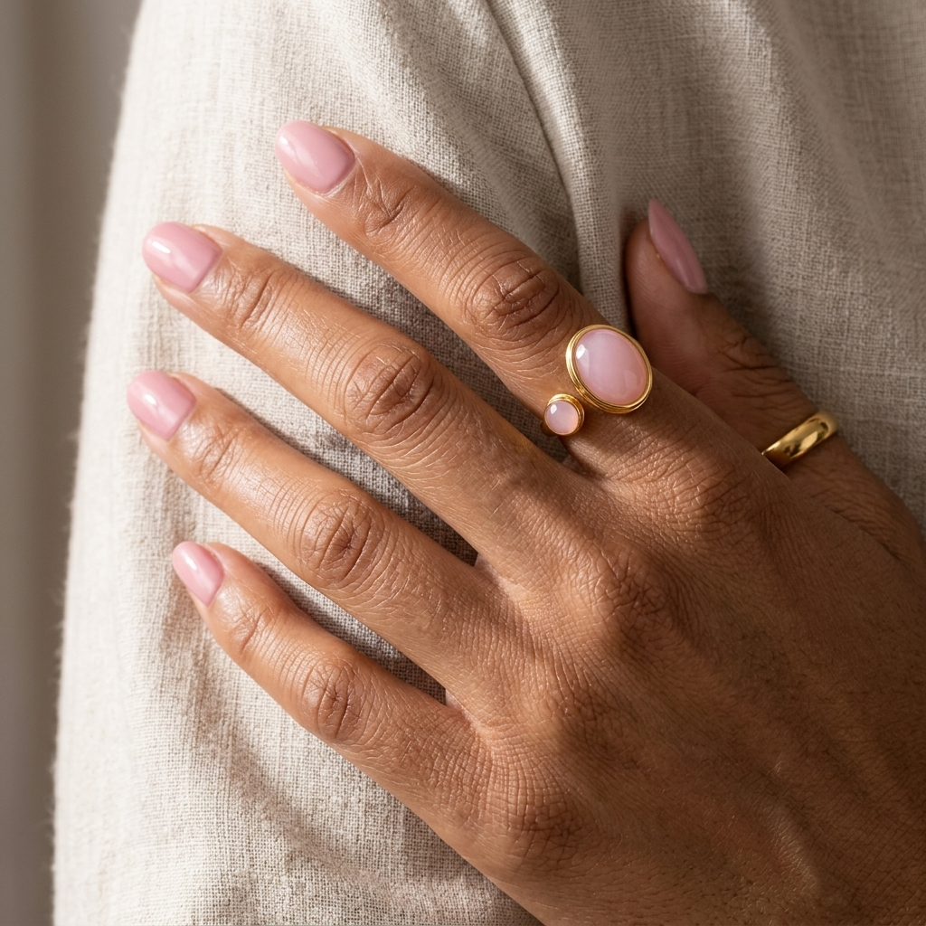 Adjustable Pink Ring