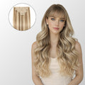 Golden Blonde Highlights (60C+6.2) Classic Clip-In Hair Extensions