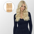 Ash Platinum Highlights (9C+60C) Full Clip-In Hair Extensions
