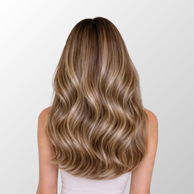 Natural Blonde Balayage (6.2/6C+60C) Classic Clip-In Hair Extensions