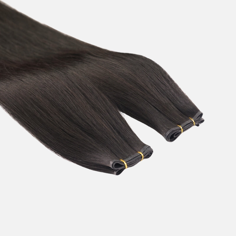 Natural Black (1B) Genius Weft Hair Extensions (50g - 100g)