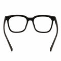 NEWPORT - Oversize Square Glasses Gloss Black Clear Lens