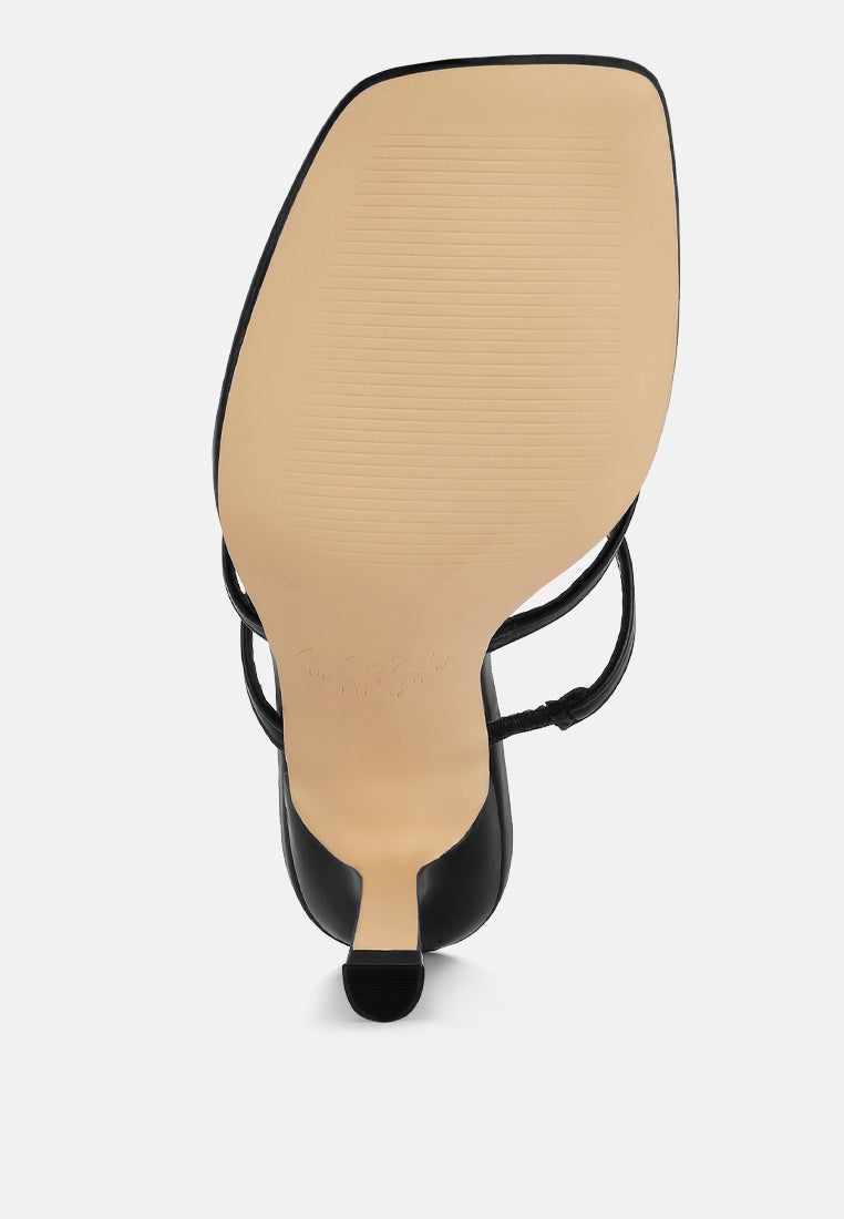 Night Life Pin Heel Sandals
