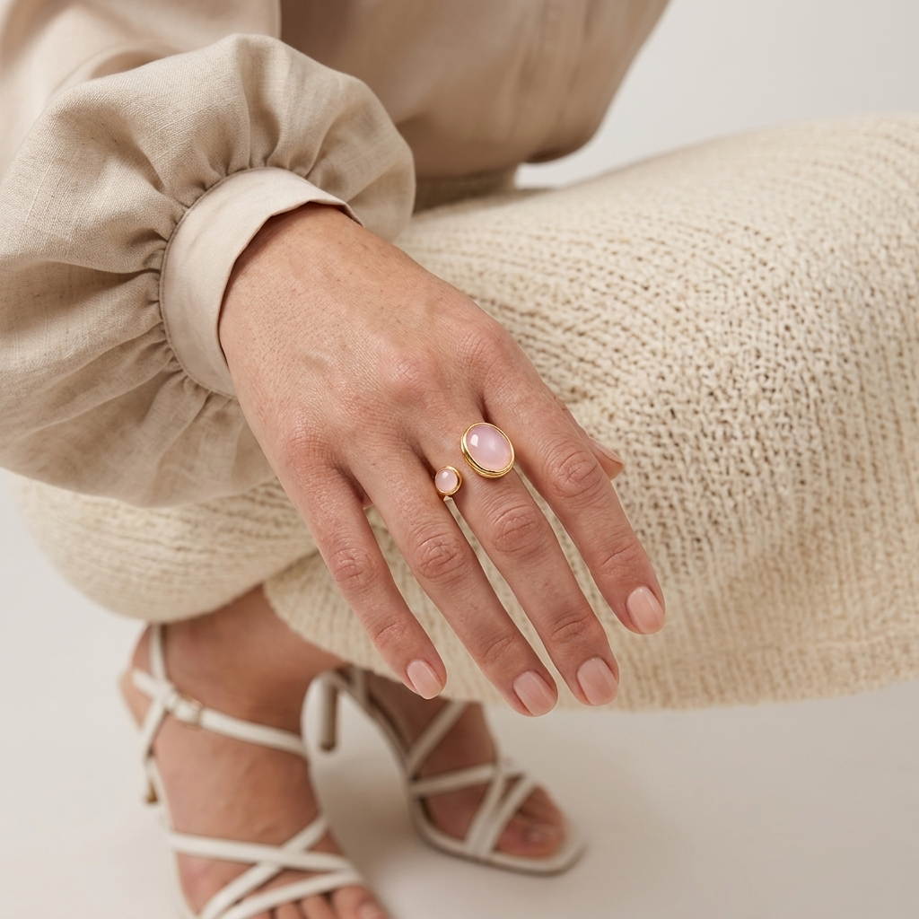 Adjustable Pink Ring