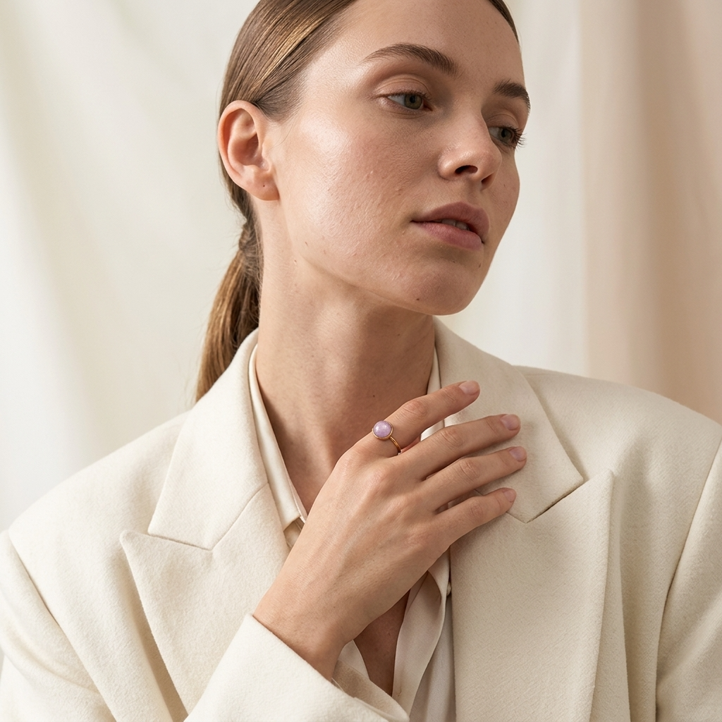 Contemporary Minimalist Gold-Plated Ring