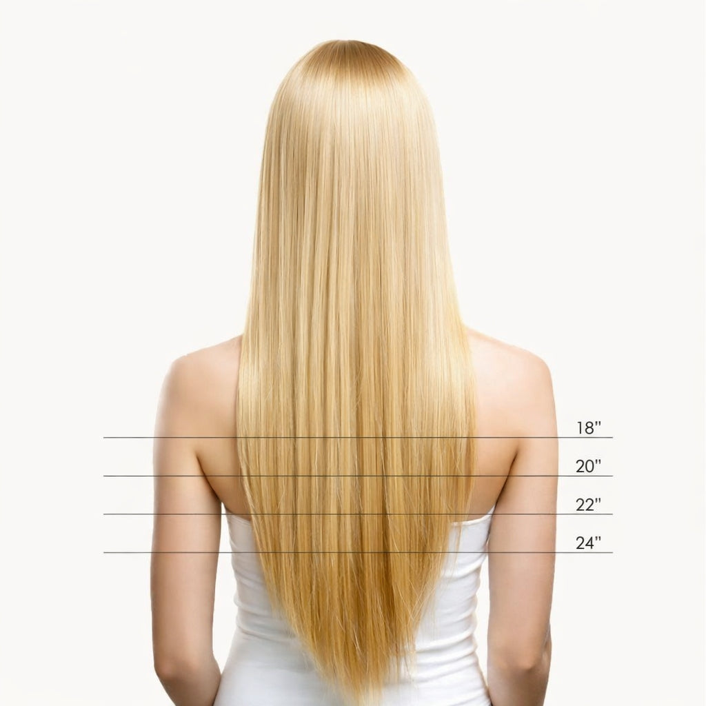 Bleach Blonde Classic Clip-In Hair Extensions (120g-140g)
