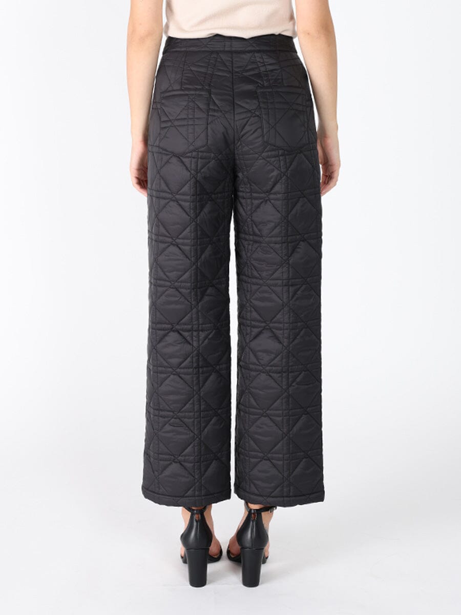 Straight Leg Quilted Puffer Pants