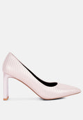 Italian Block Heel Pumps