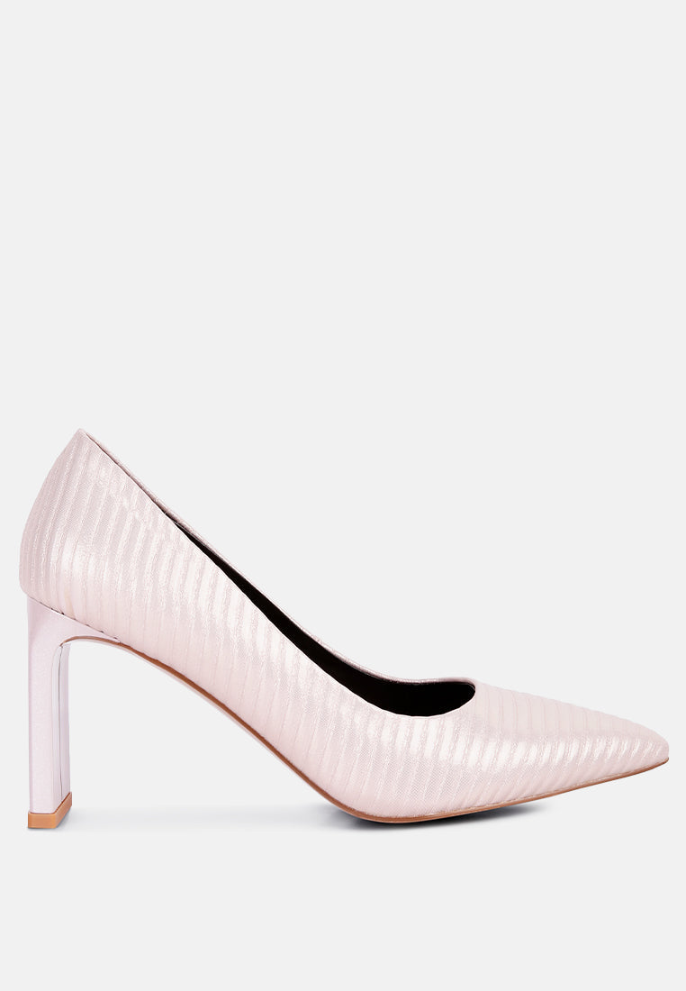 Italian Block Heel Pumps