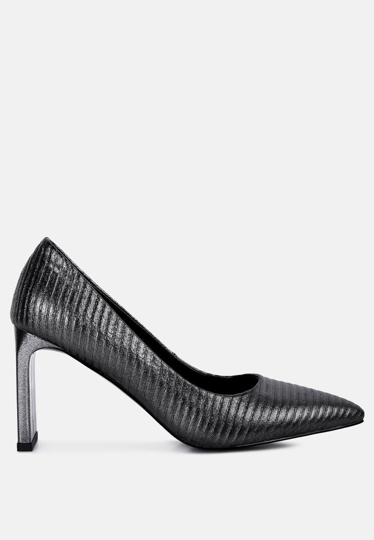 Italian Block Heel Pumps