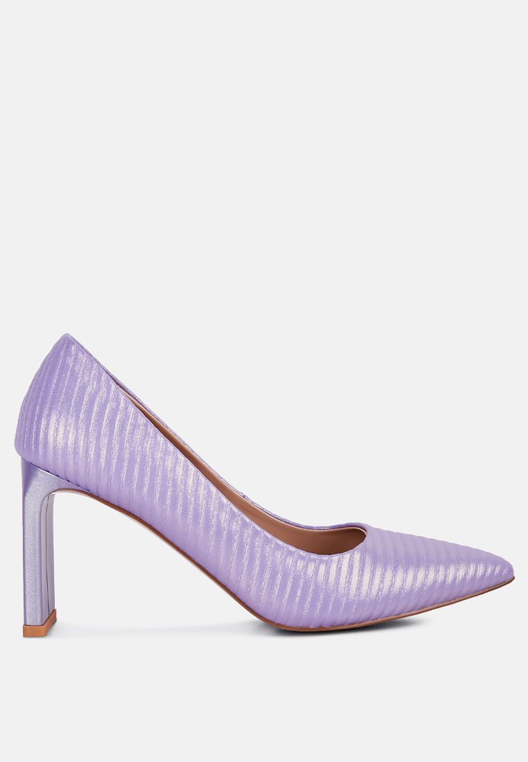 Italian Block Heel Pumps