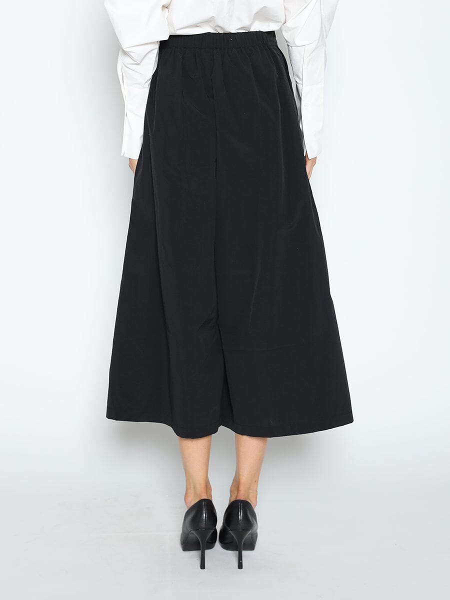 Wide Leg Culottes Pants-3