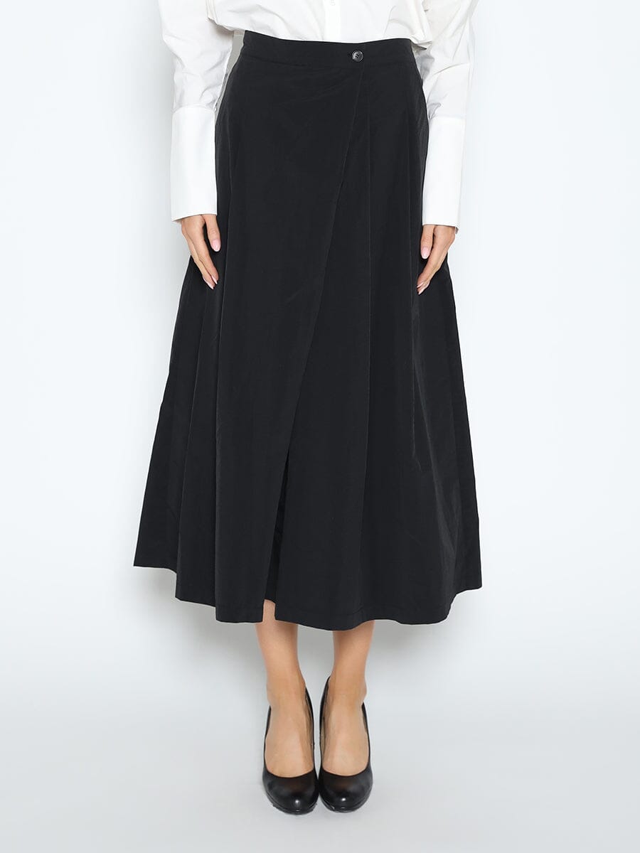 Wide Leg Culottes Pants-0