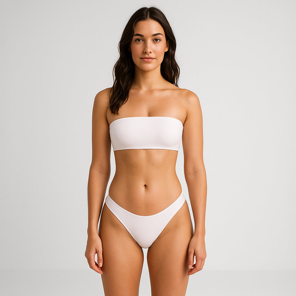 Classic Two Piece Bandeau Swimsuit